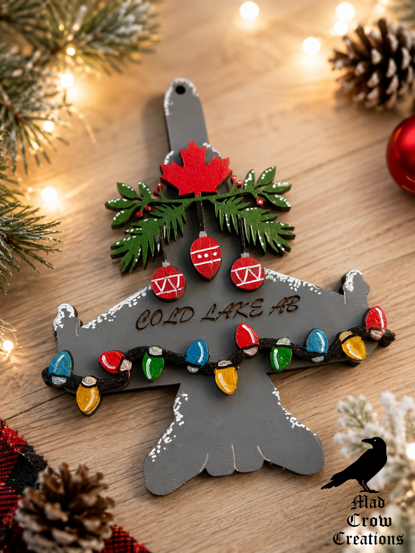 Cold Lake F18 Jet Ornament