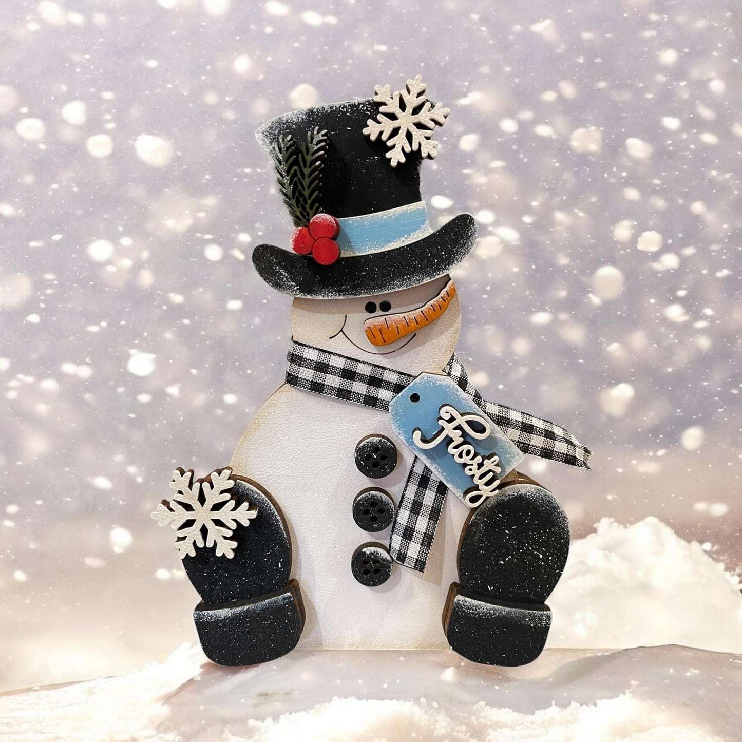Snowman Shelf Display
