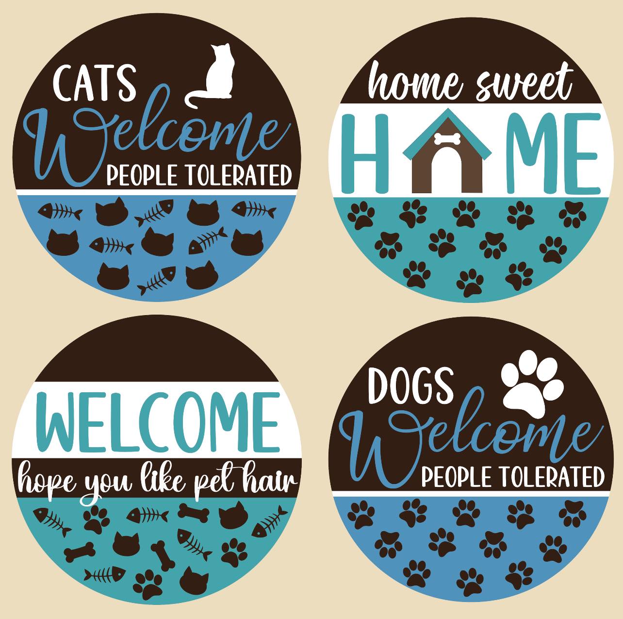 Pet Lovers Welcome Sign DIY