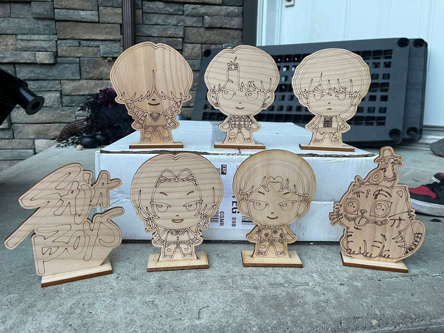 Girl and Boy Pop Group Characters