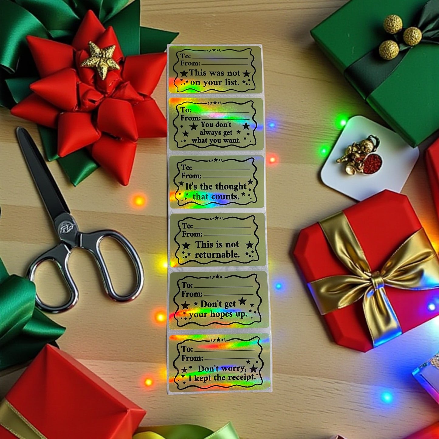 Disappointing Gift Tags