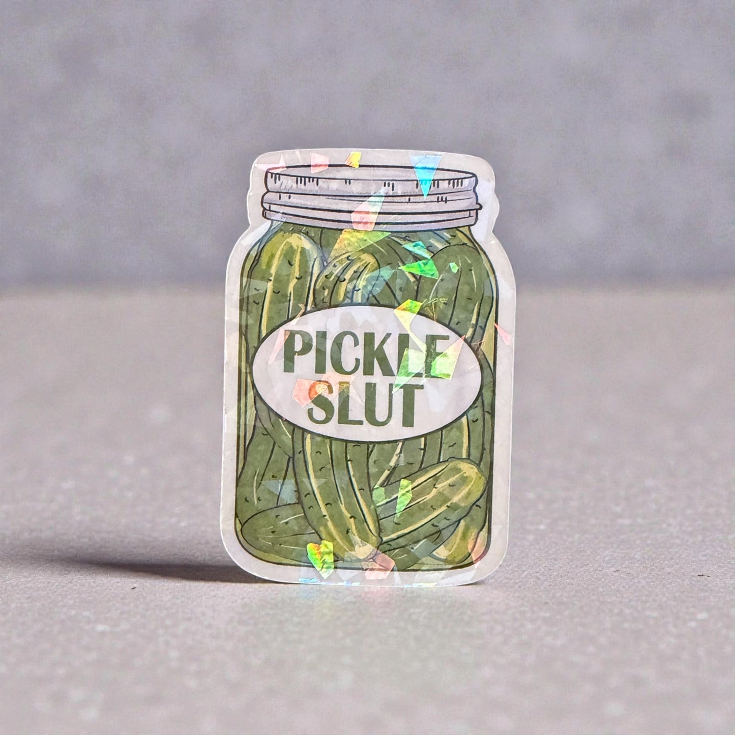 2.5” Holographic Pickle Sticker