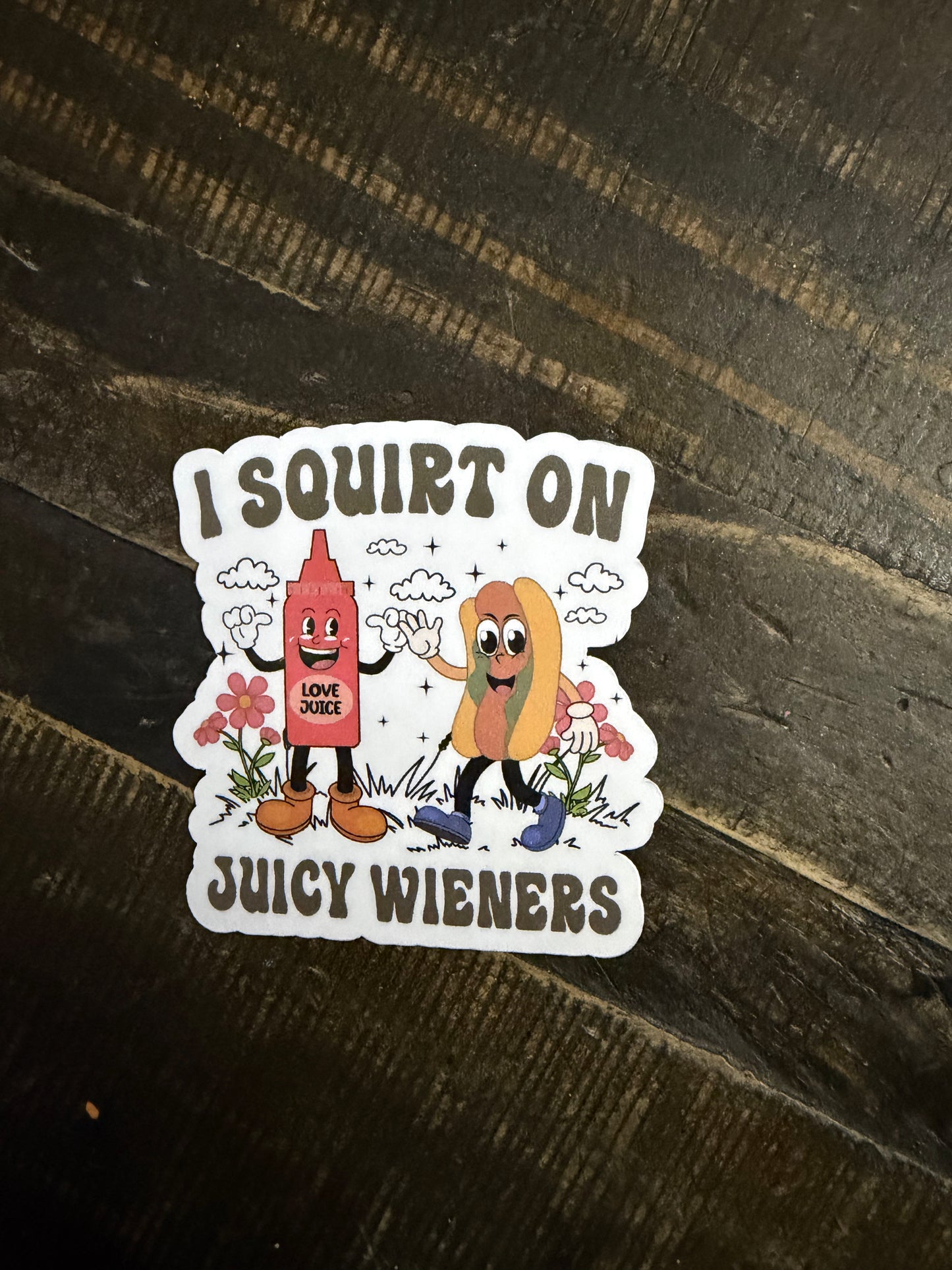 2” Hot Dog Sticker