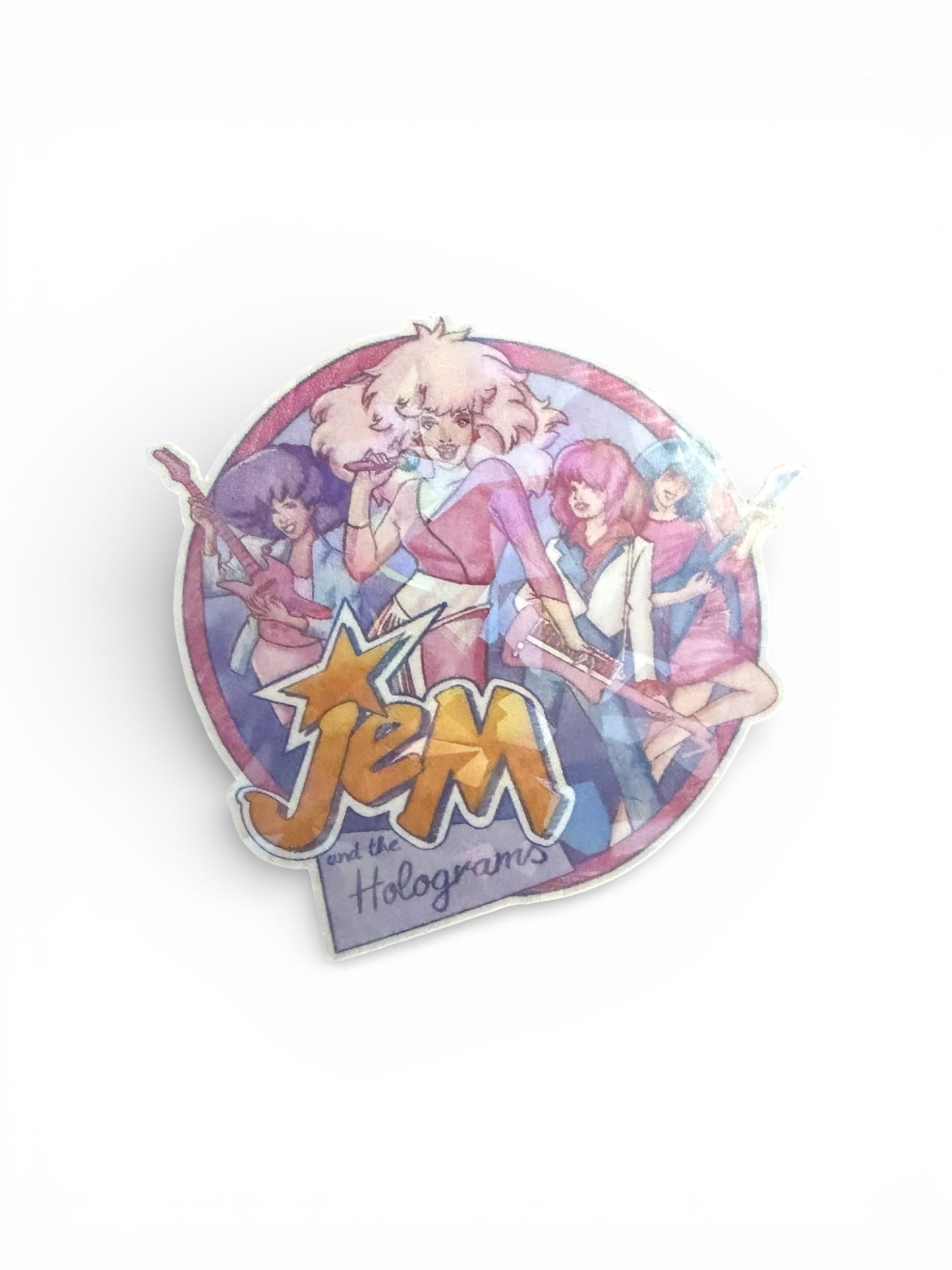 2” Holographic 80’s Sticker