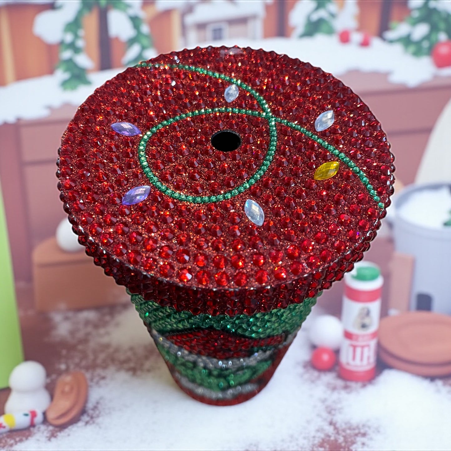 20 oz Rhinestone Tumbler
