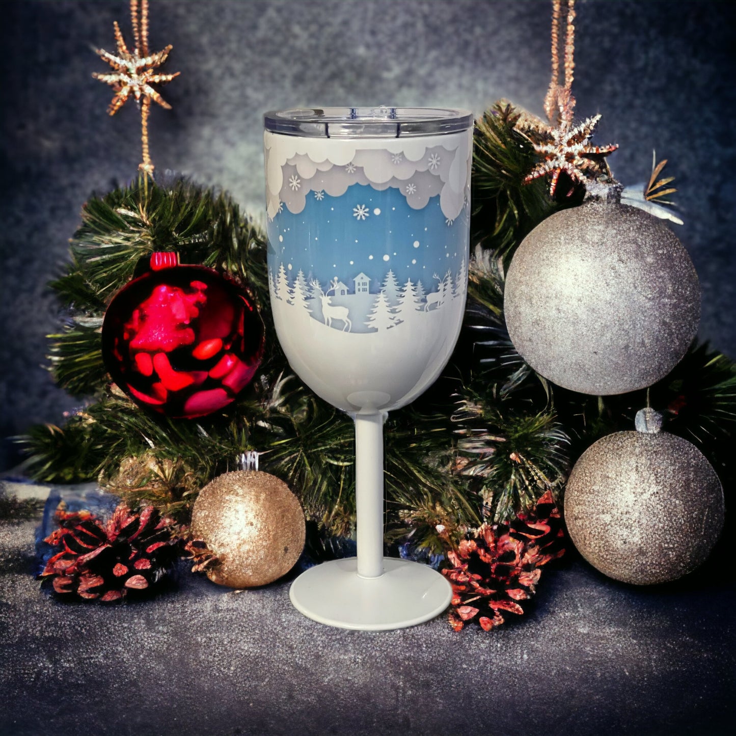 Steel Wine Glass