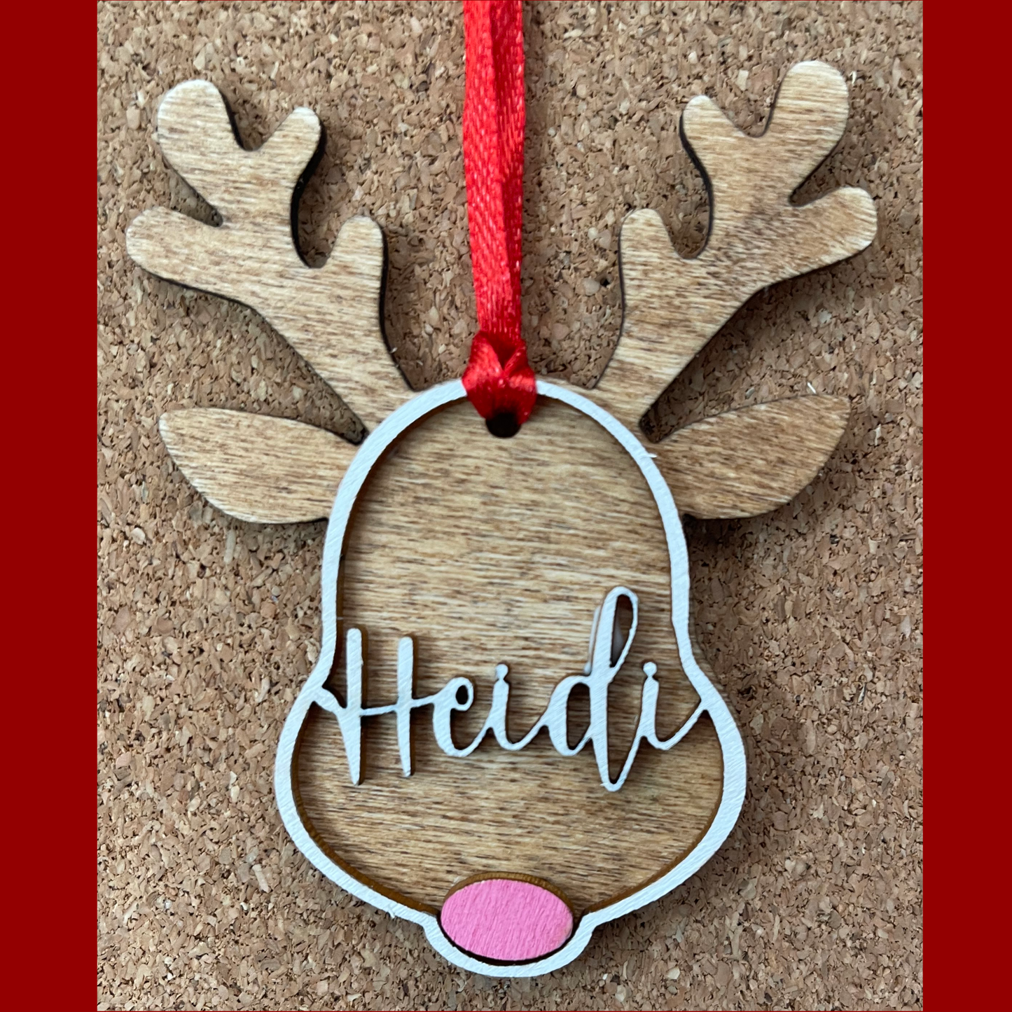 Reindeer Name Ornaments