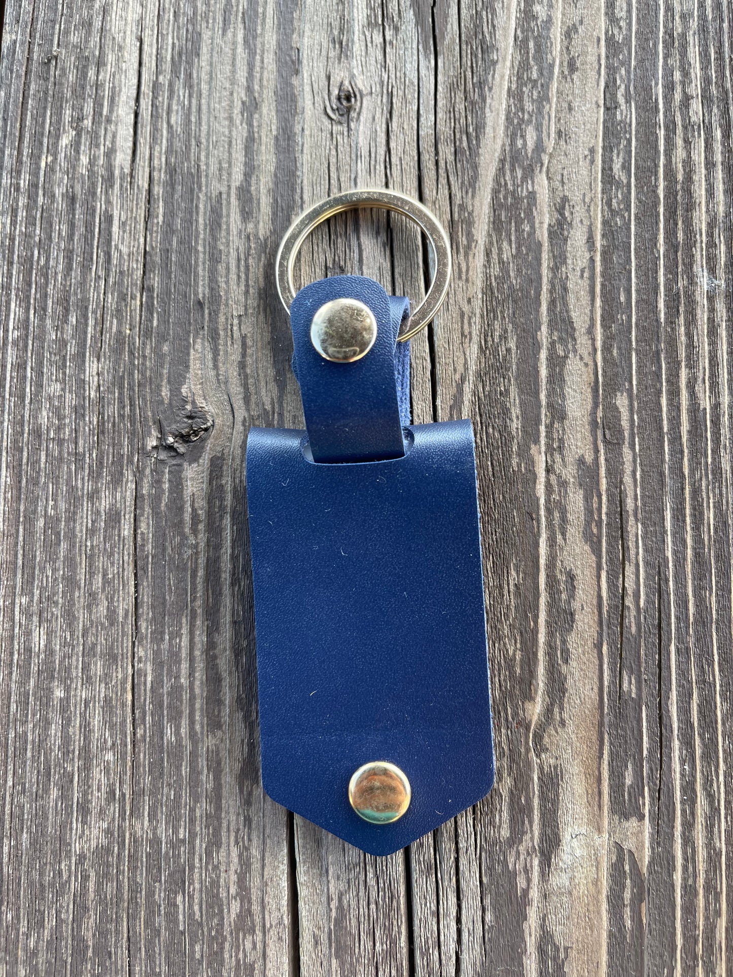 Leather Photo Keychain