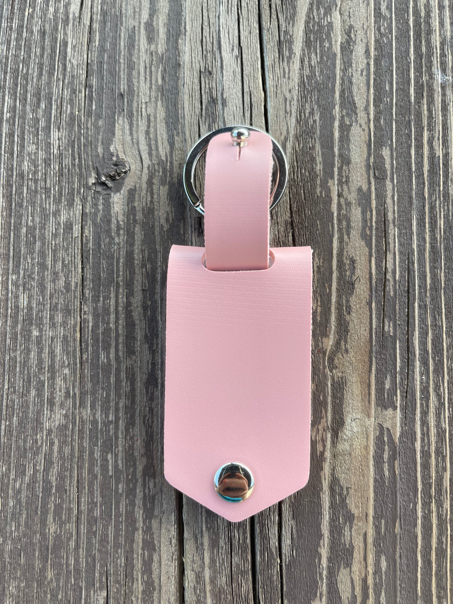 Leather Photo Keychain