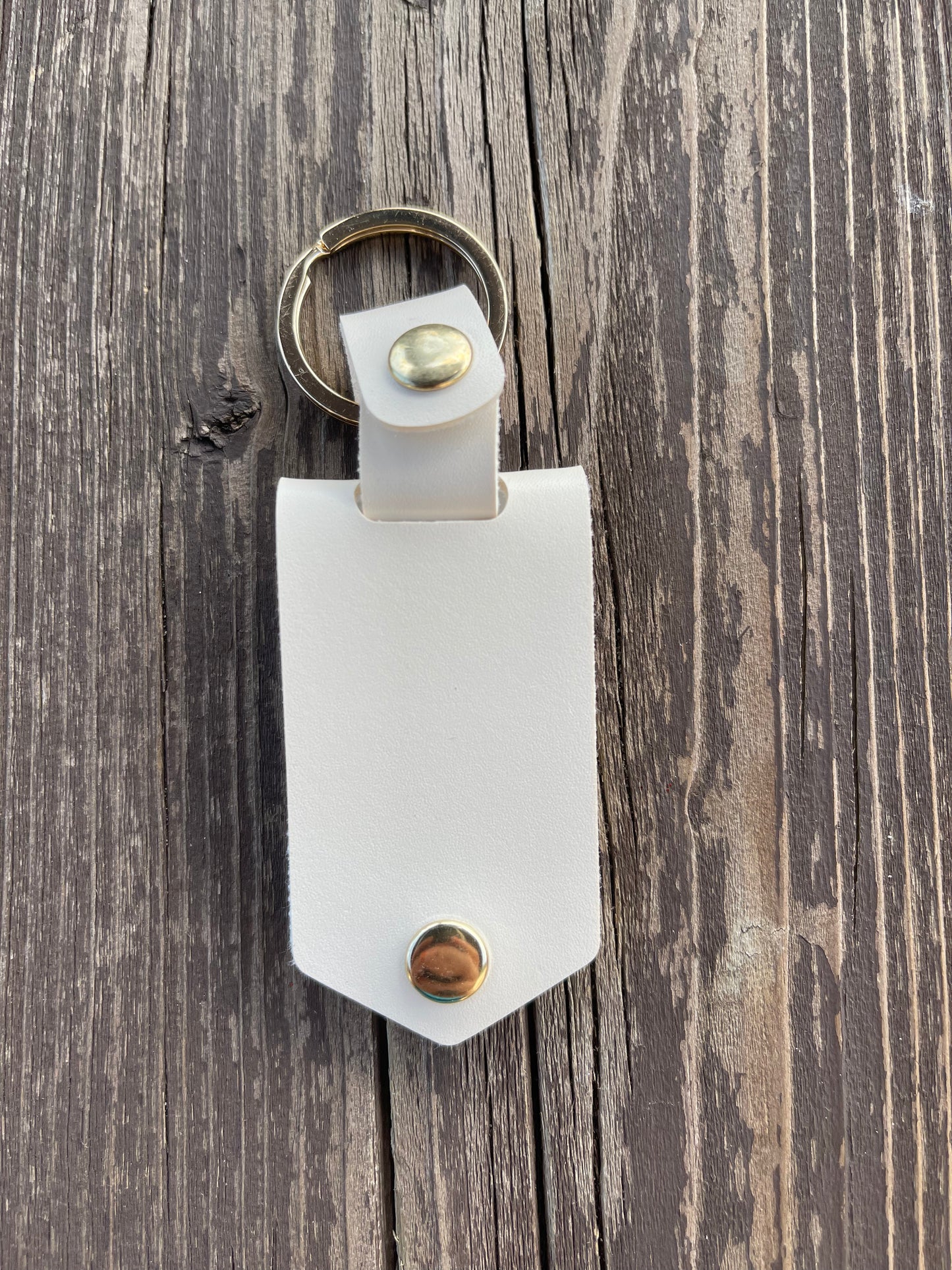 Leather Photo Keychain