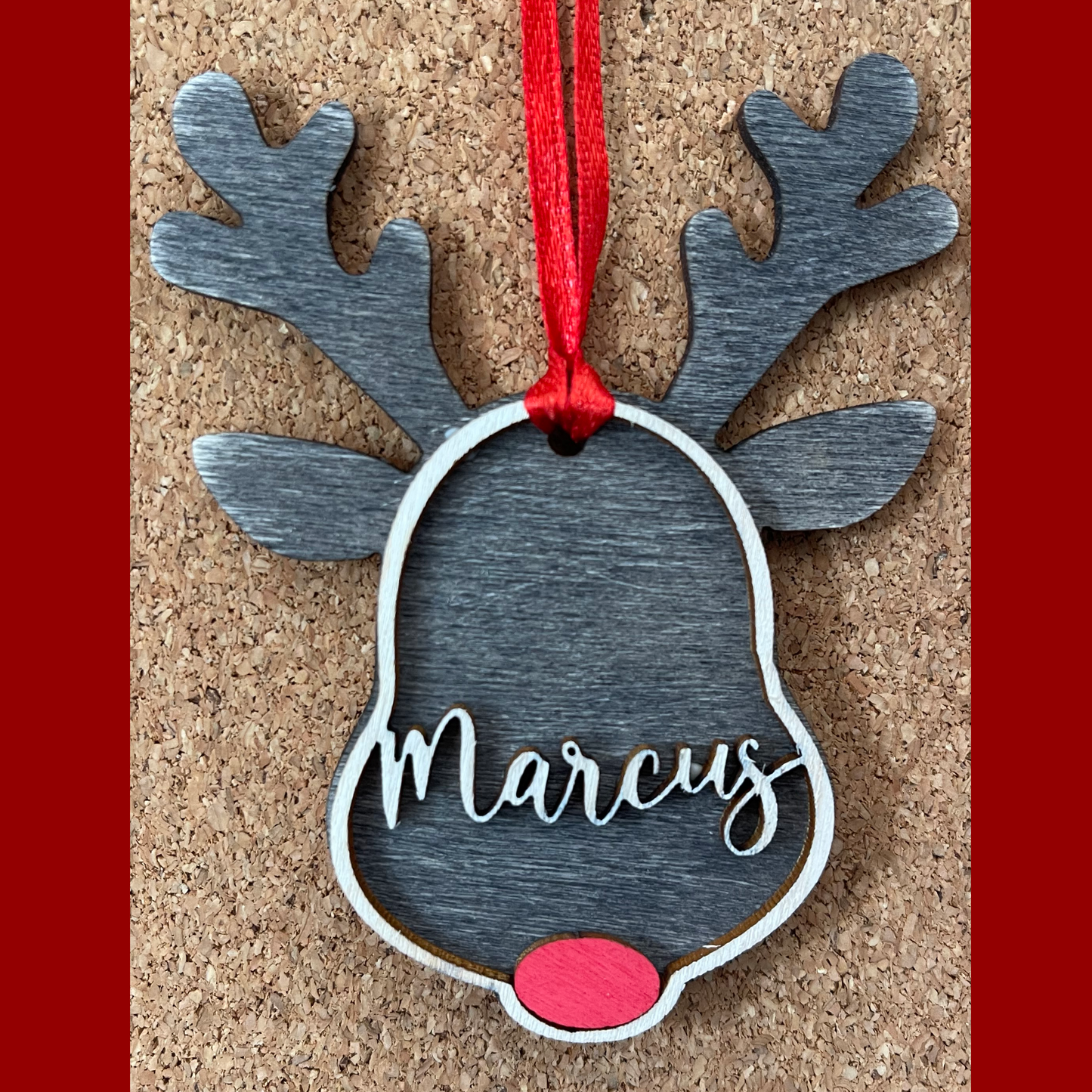 Reindeer Name Ornaments