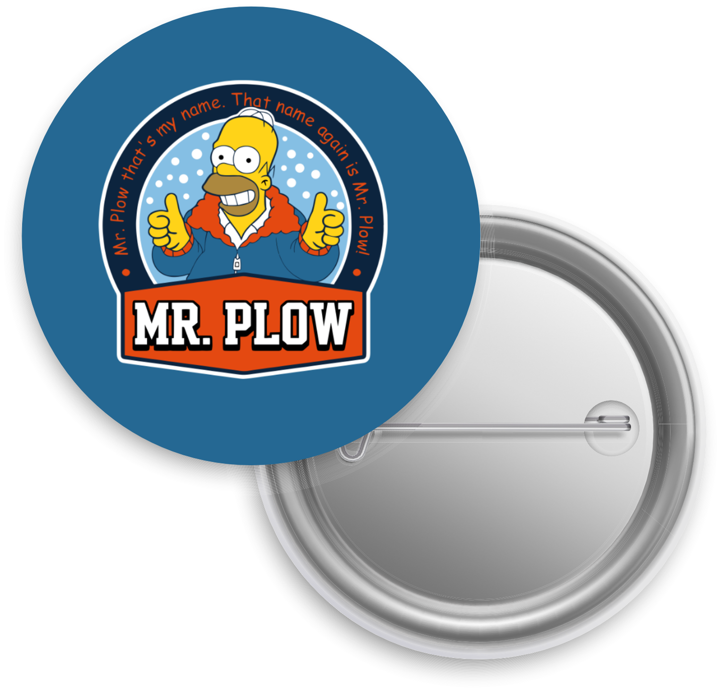 Plow Button Badge