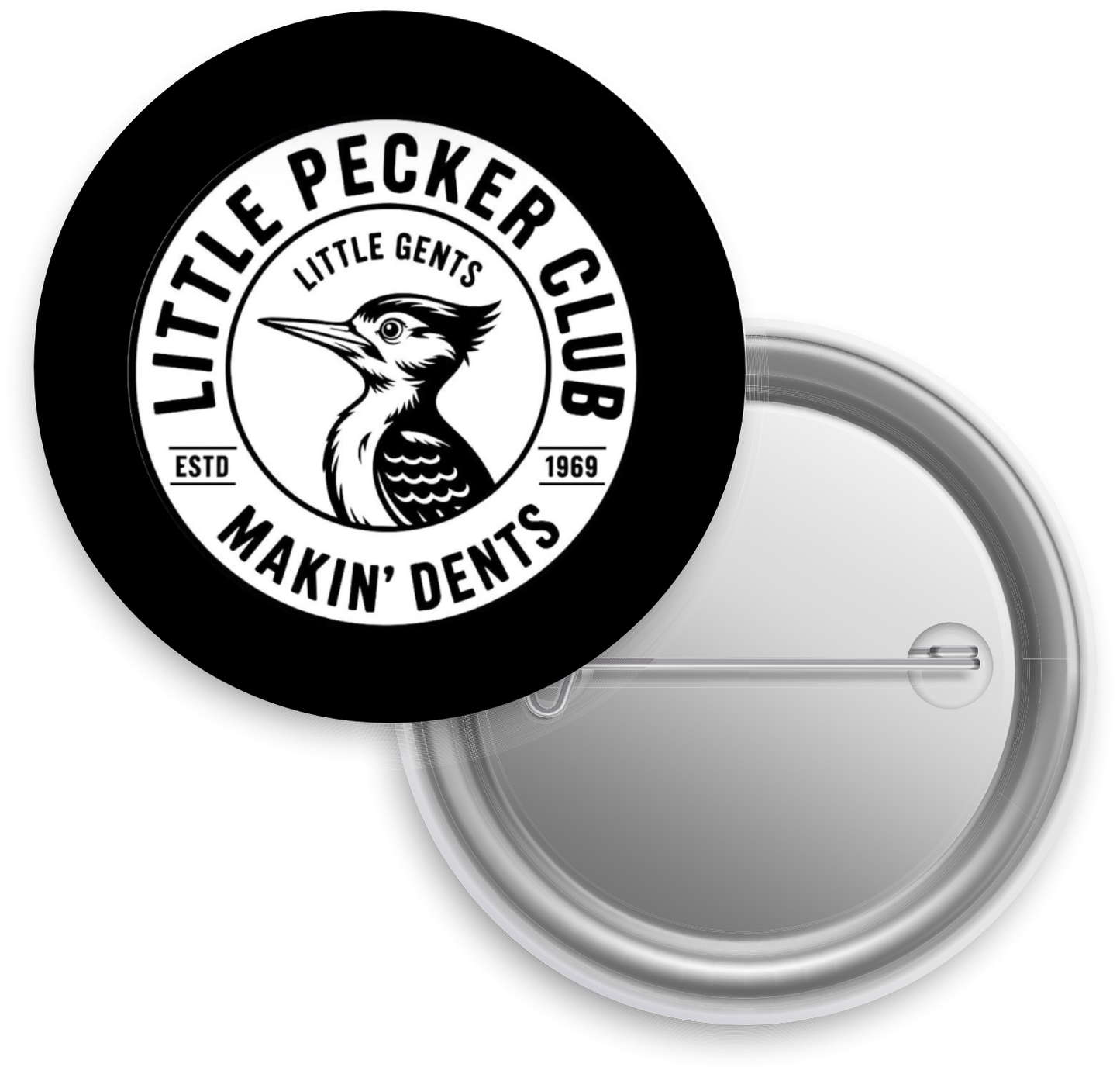 Pecker Club Button Badge