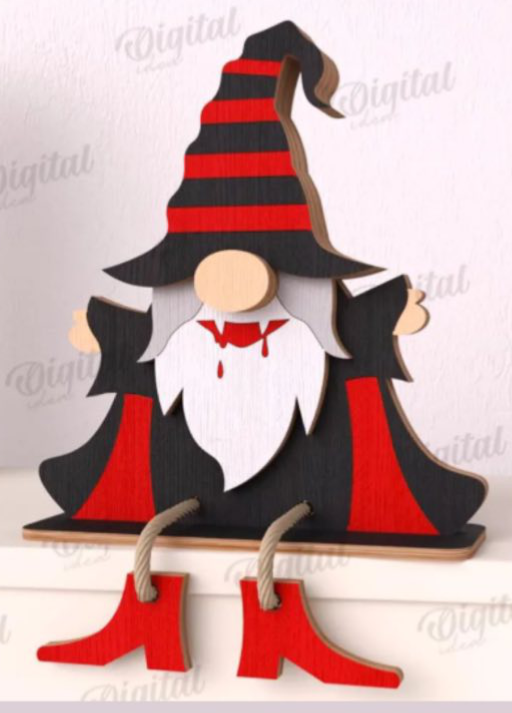 Halloween Gnome Shelf Sitters
