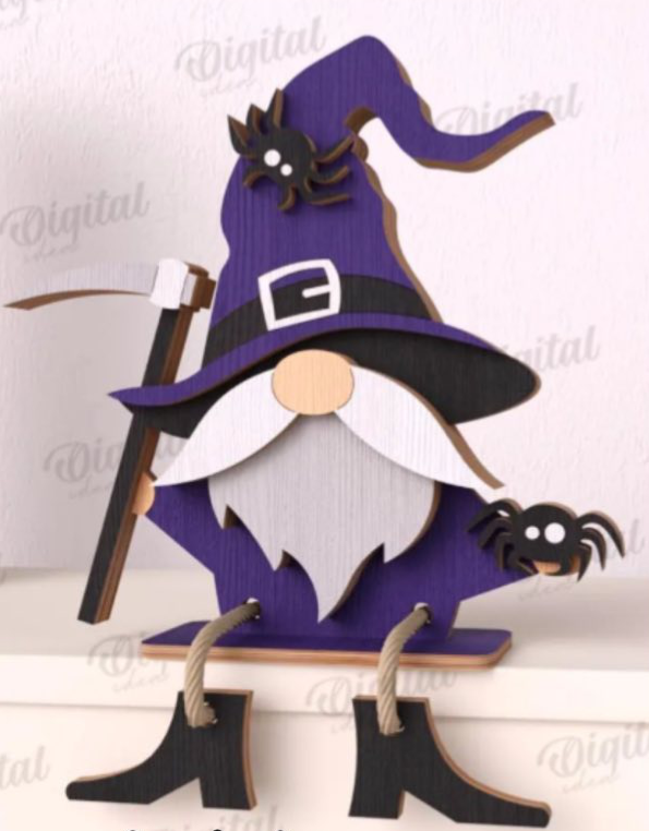 Halloween Gnome Shelf Sitters