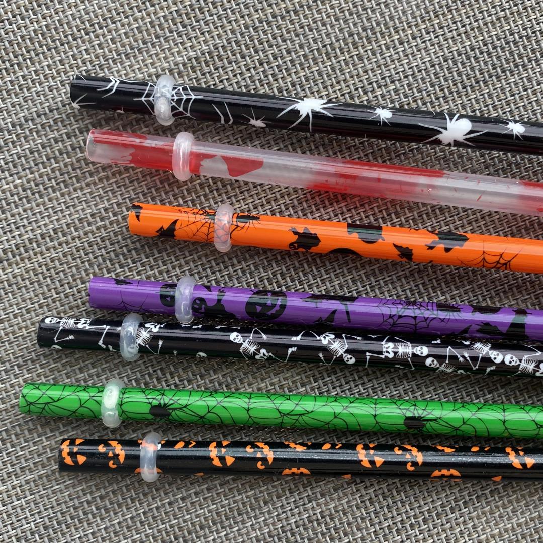 Halloween Tumbler Straws