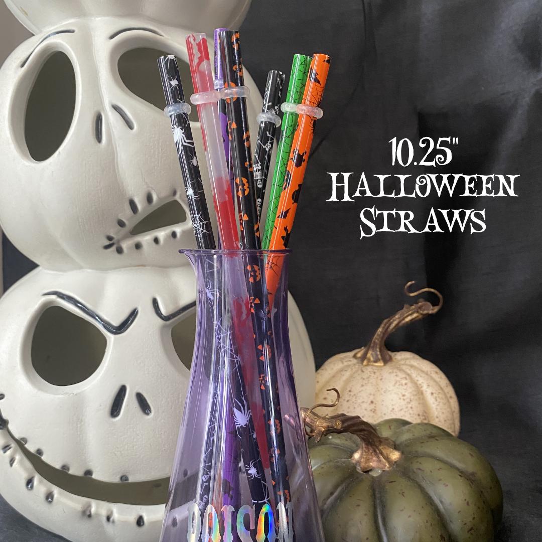 Halloween Tumbler Straws