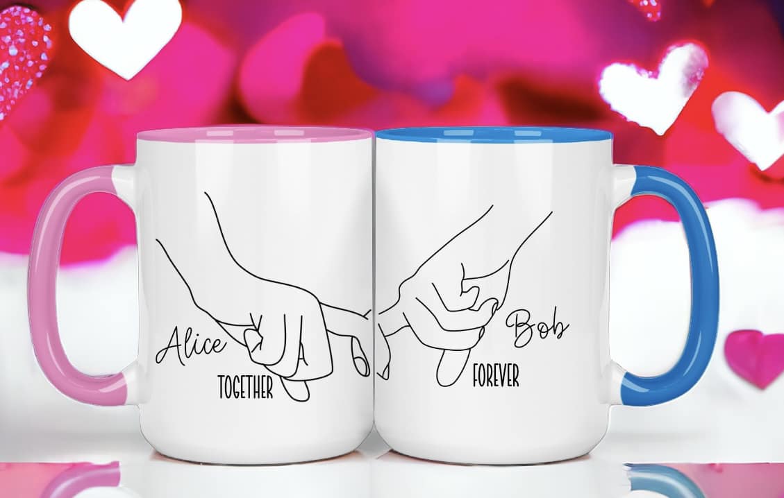 Couples Hands Mug