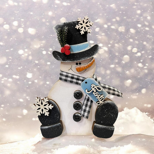 Snowman Shelf Display