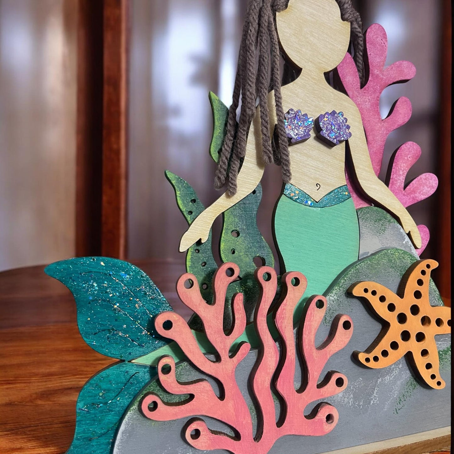 Mermaid Shelf Doll and Ornament