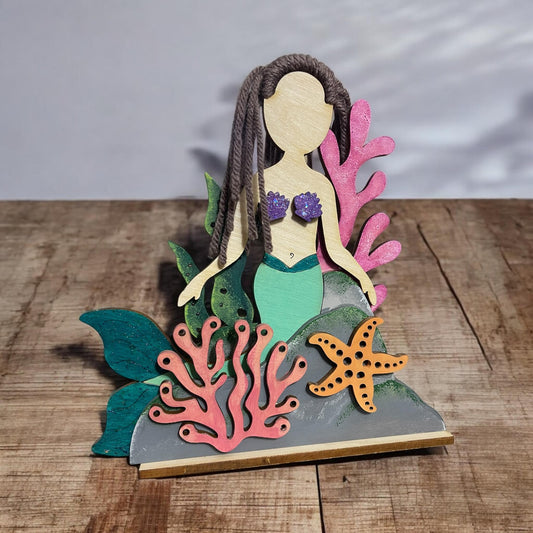 Mermaid Shelf Doll and Ornament
