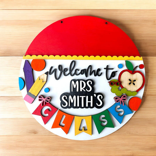 Classroom Welcome Sign DIY