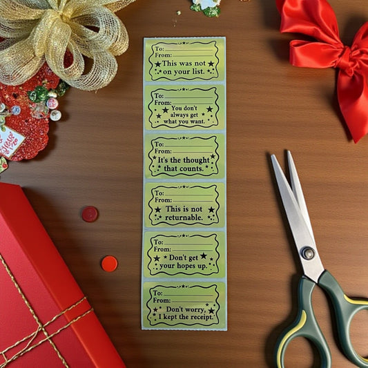 Disappointing Gift Tags