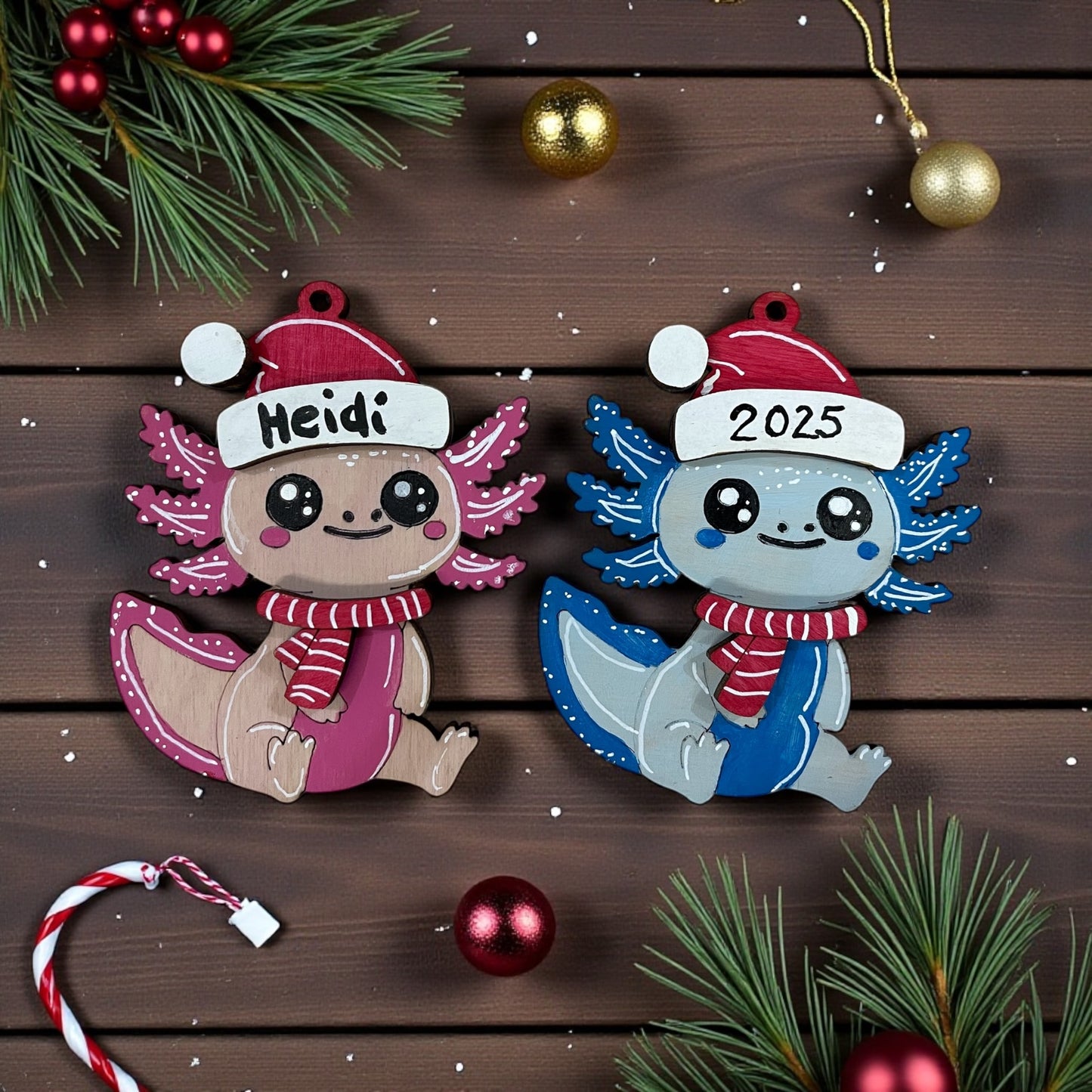 Axolotl DIY Ornament