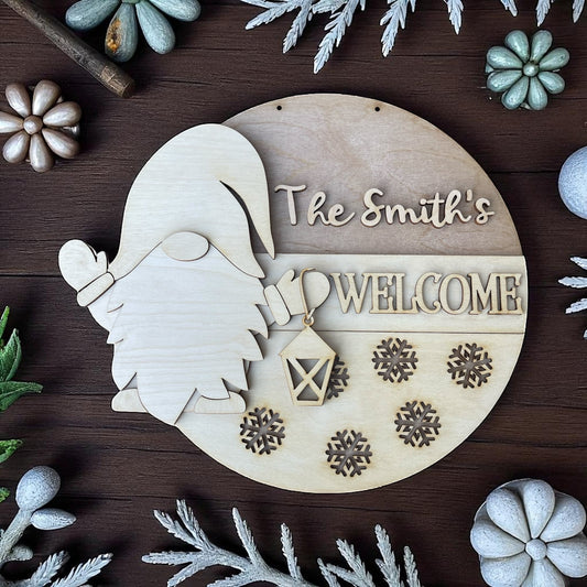 Gnome Lantern Sign
