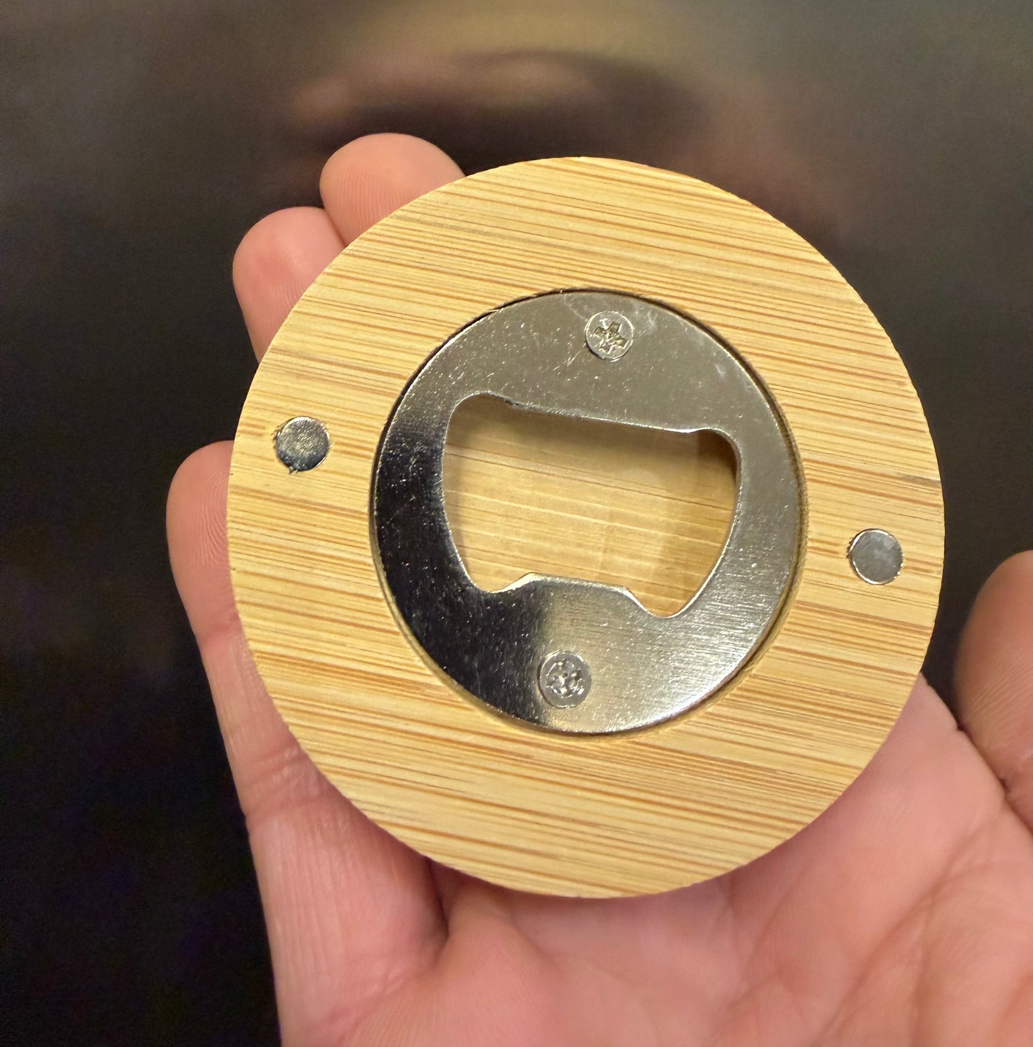 Magnetic Wood Bottle Opener