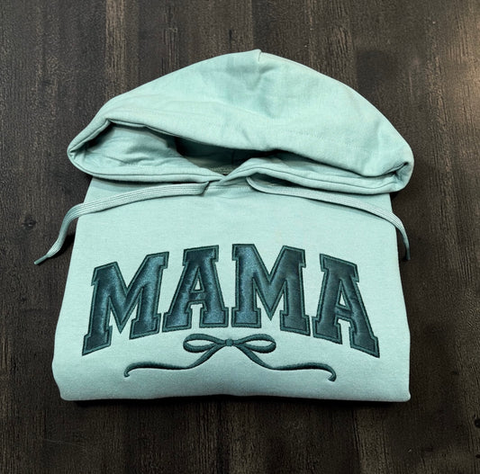 Mama Bow Applique Sweater