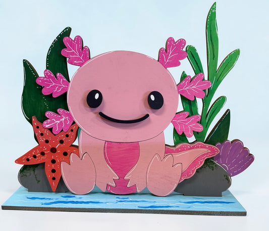 Axolotl Shelf Decor DIY
