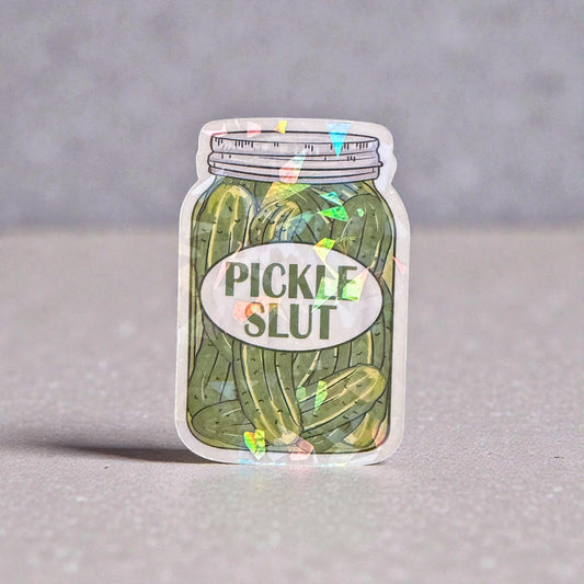 2.5” Holographic Pickle Sticker