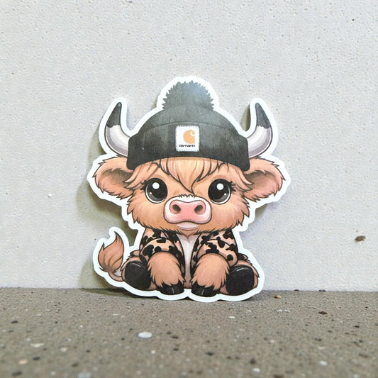 2” Cow Sticker