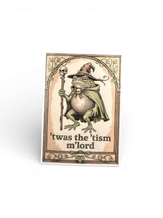 2” Toad Tism Sticker