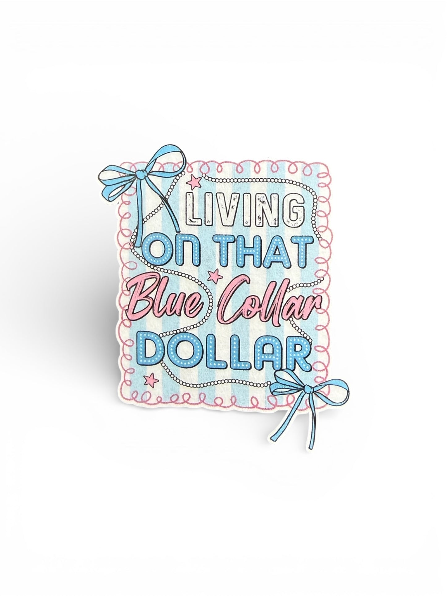 2” Blue Collar Sticker