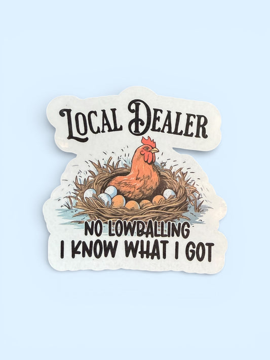 2” Local Egg Dealer Sticker