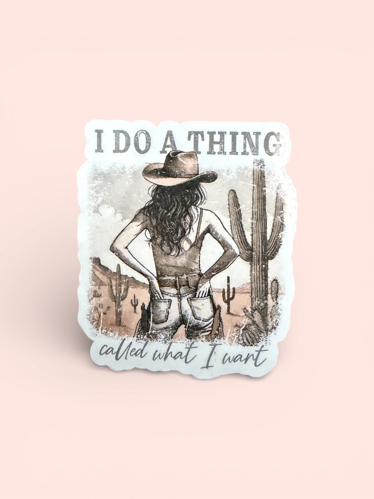 2” I Do What I Want Sticker