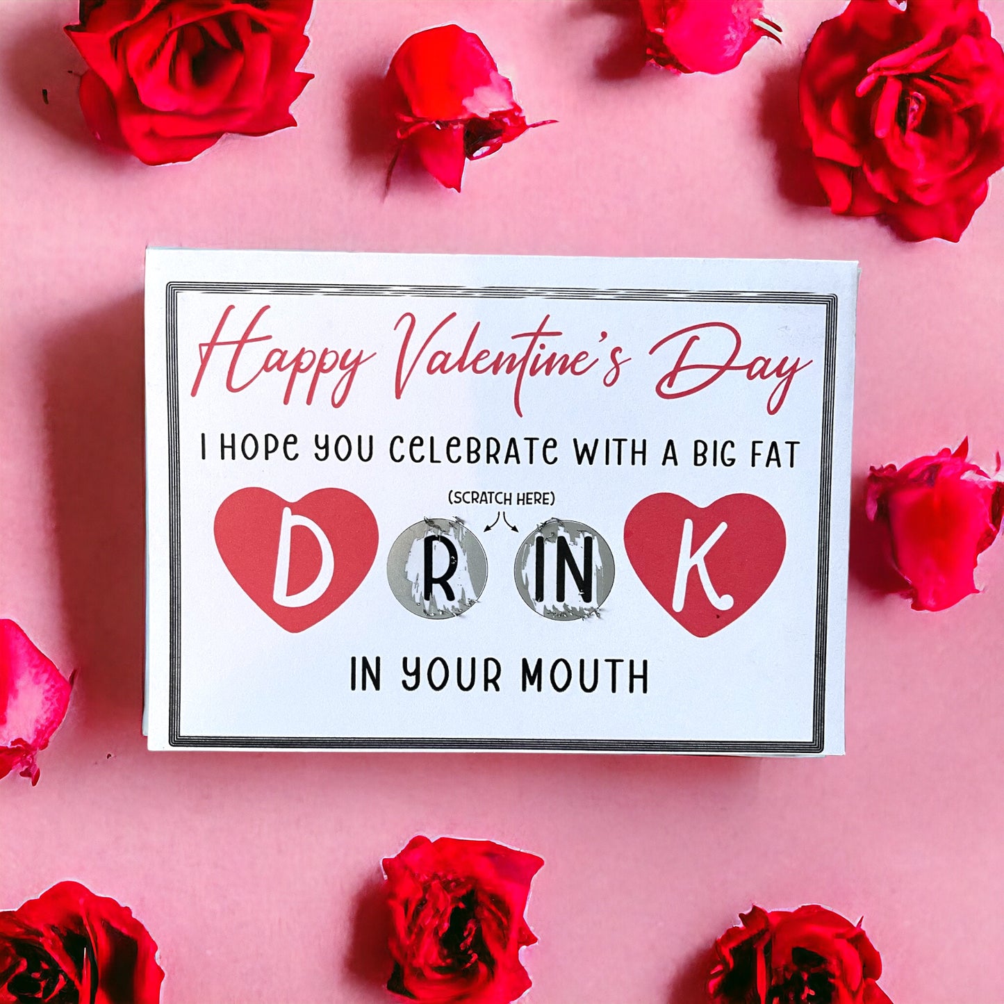 Scratch Valentine's Day Card