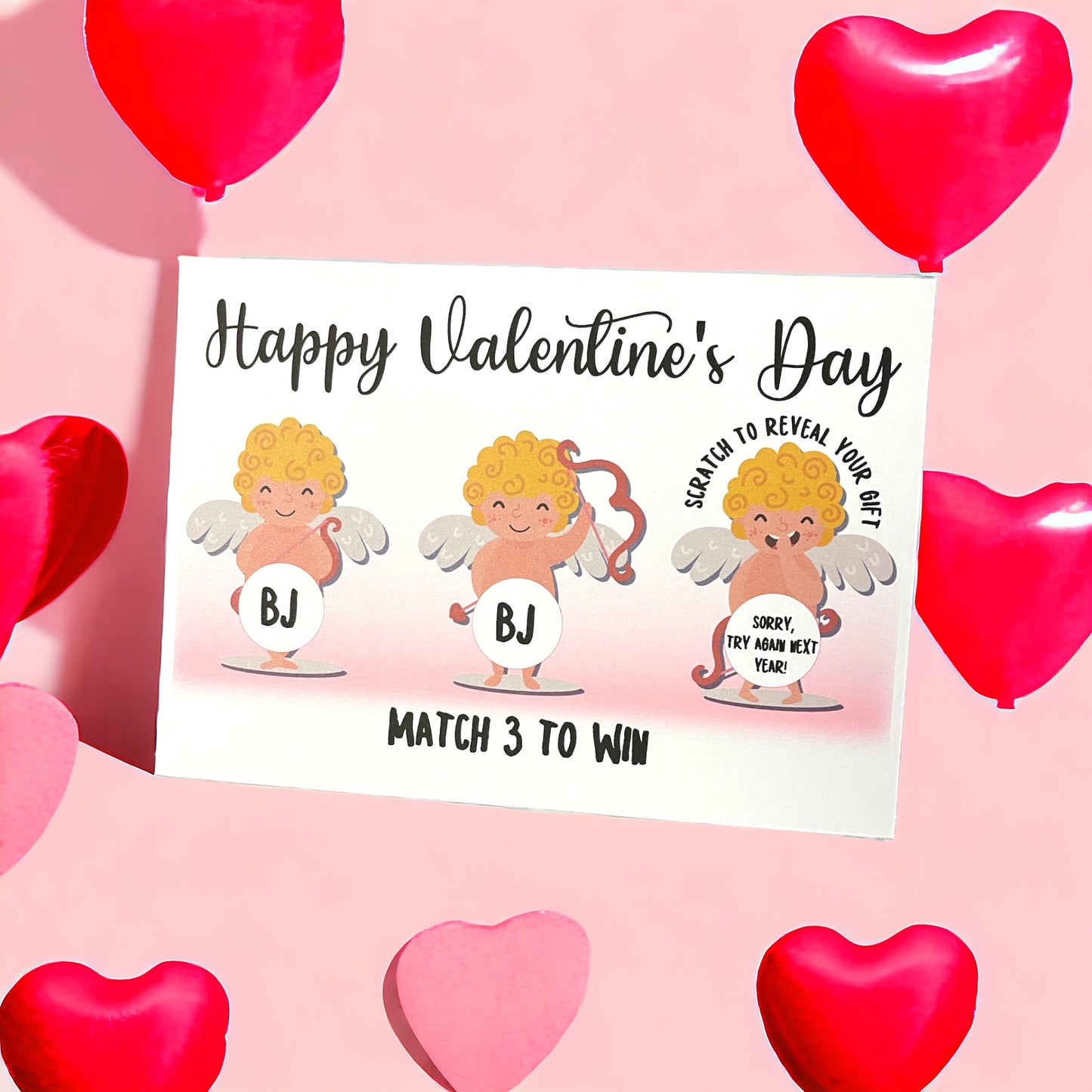 Scratch Valentine's Day Card