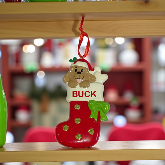 Resin Dog Ornament
