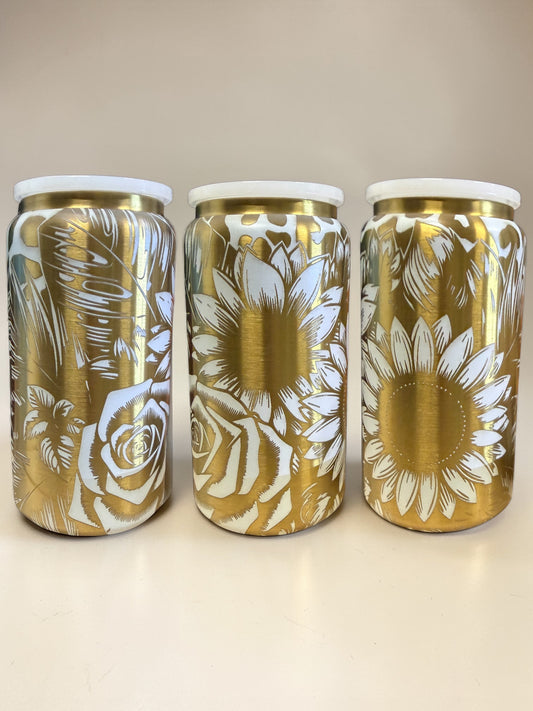 16 Oz Floral Libbey