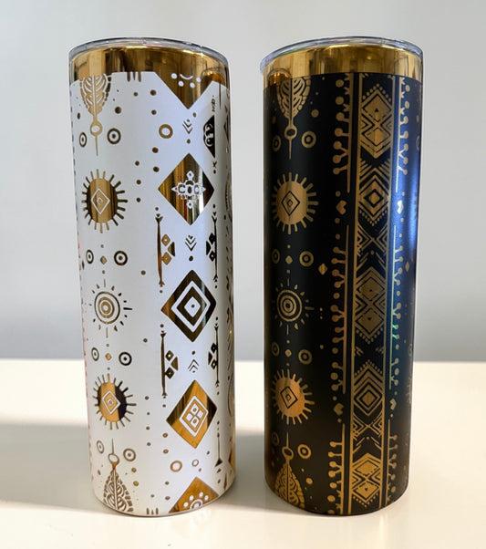 20 Oz Copper Plated Tribal