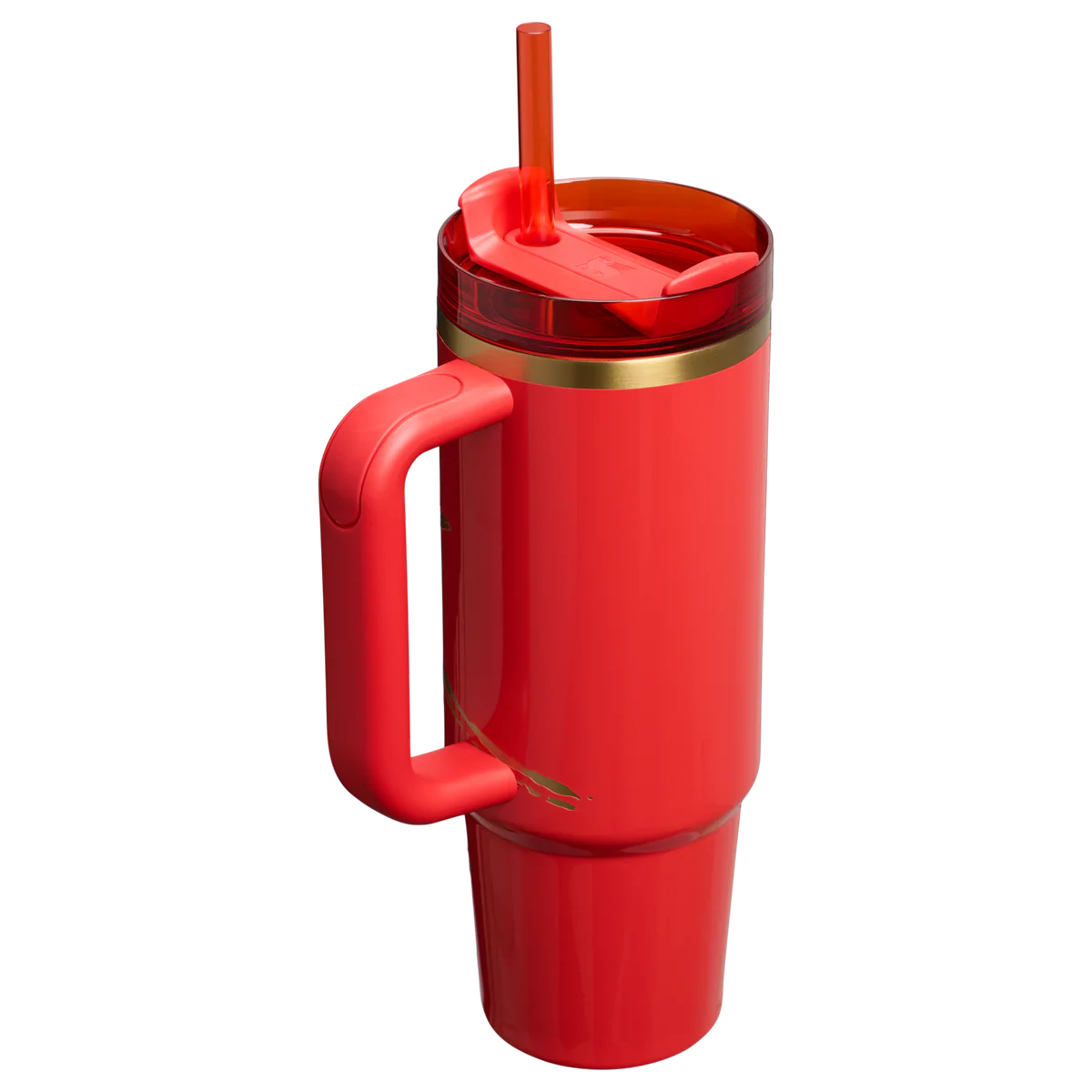 30 oz Red & Gold Engraved Tumbler