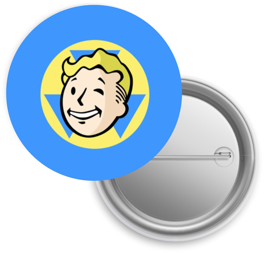 Happy Guy Button Badge