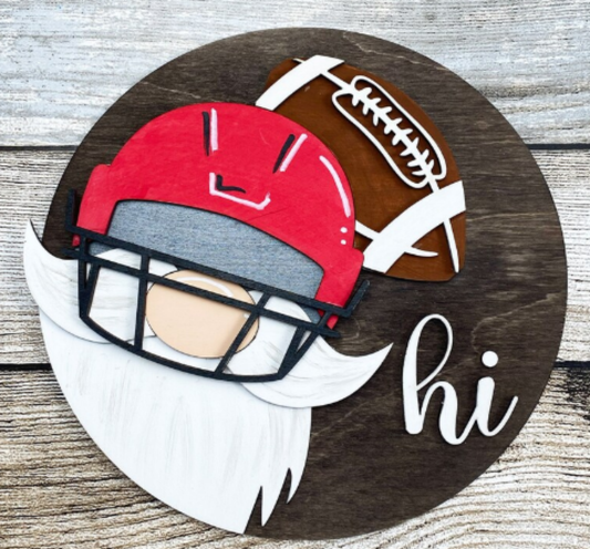 Interchangeable Gnome Hat Sign-Football