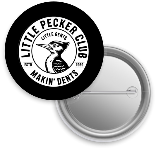 Pecker Club Button Badge