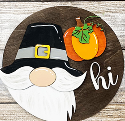 Interchangeable Gnome Hat Sign-Thanksgiving