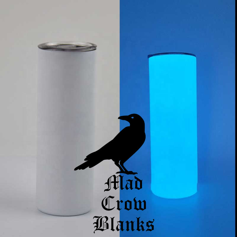 Glow in the Dark Sublimation Tumblers - Mad Crow Blanks