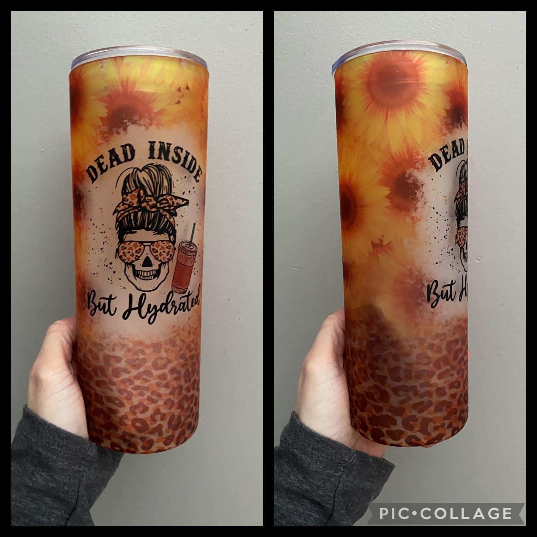 25 oz Frosted Glass Tumbler - Mad Crow Blanks